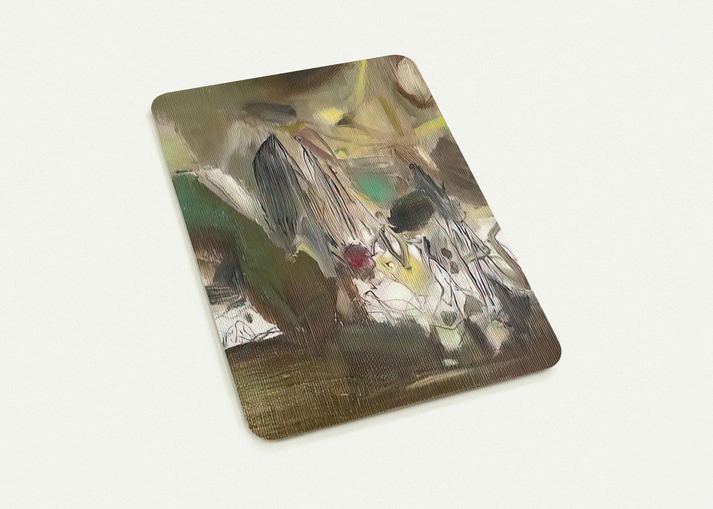 COMPOSITION 1977 By Chu teh Chun Pack of 10 Post Cards | Chu teh Chun Post Cards | A6 (10.5 x 14.8 cm) - 4.1 x 5.8 inches