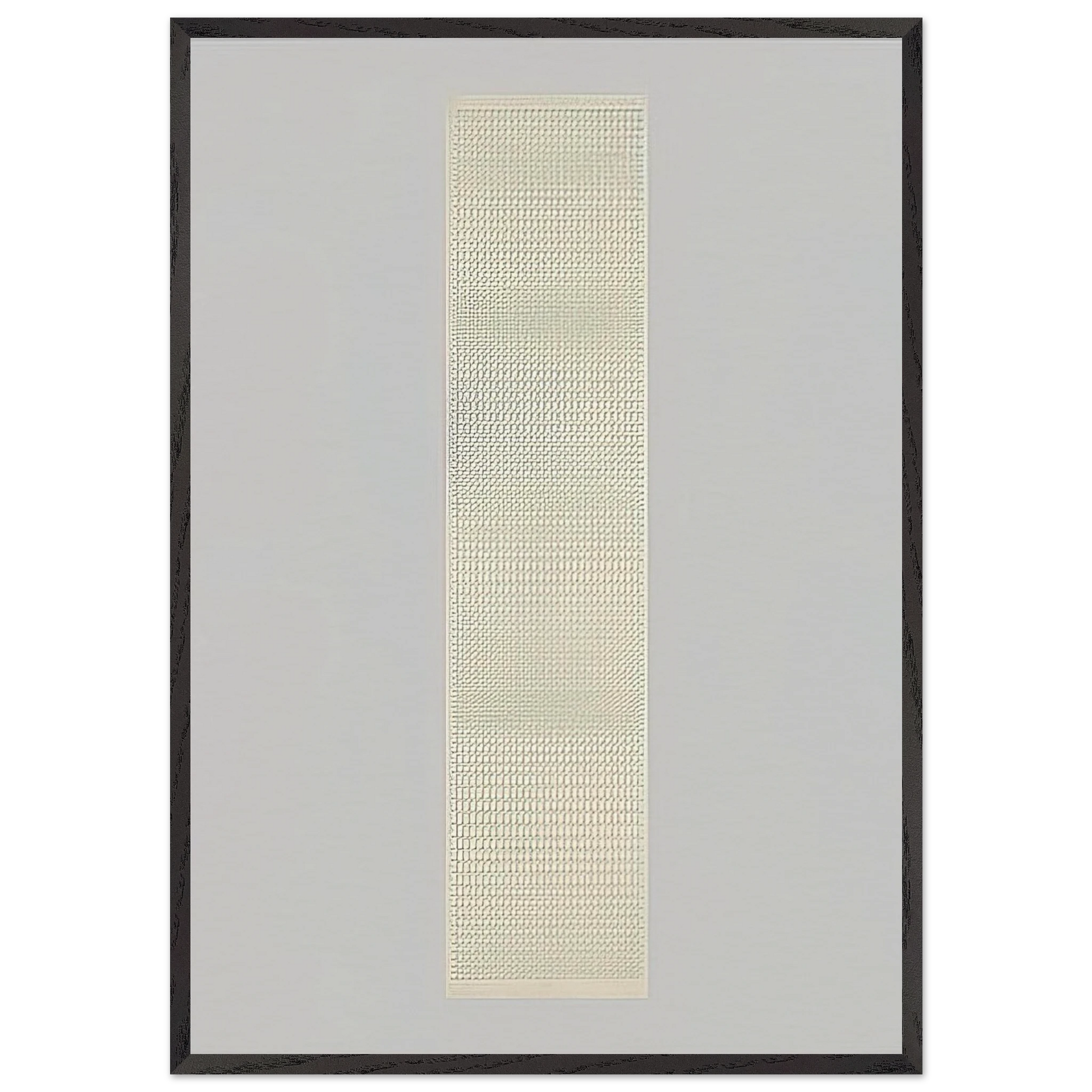 Lettera 11 - 1979 - Dadamaino Framed Art Print – Black Wooden Frame - Default Title - -Framed Art Print