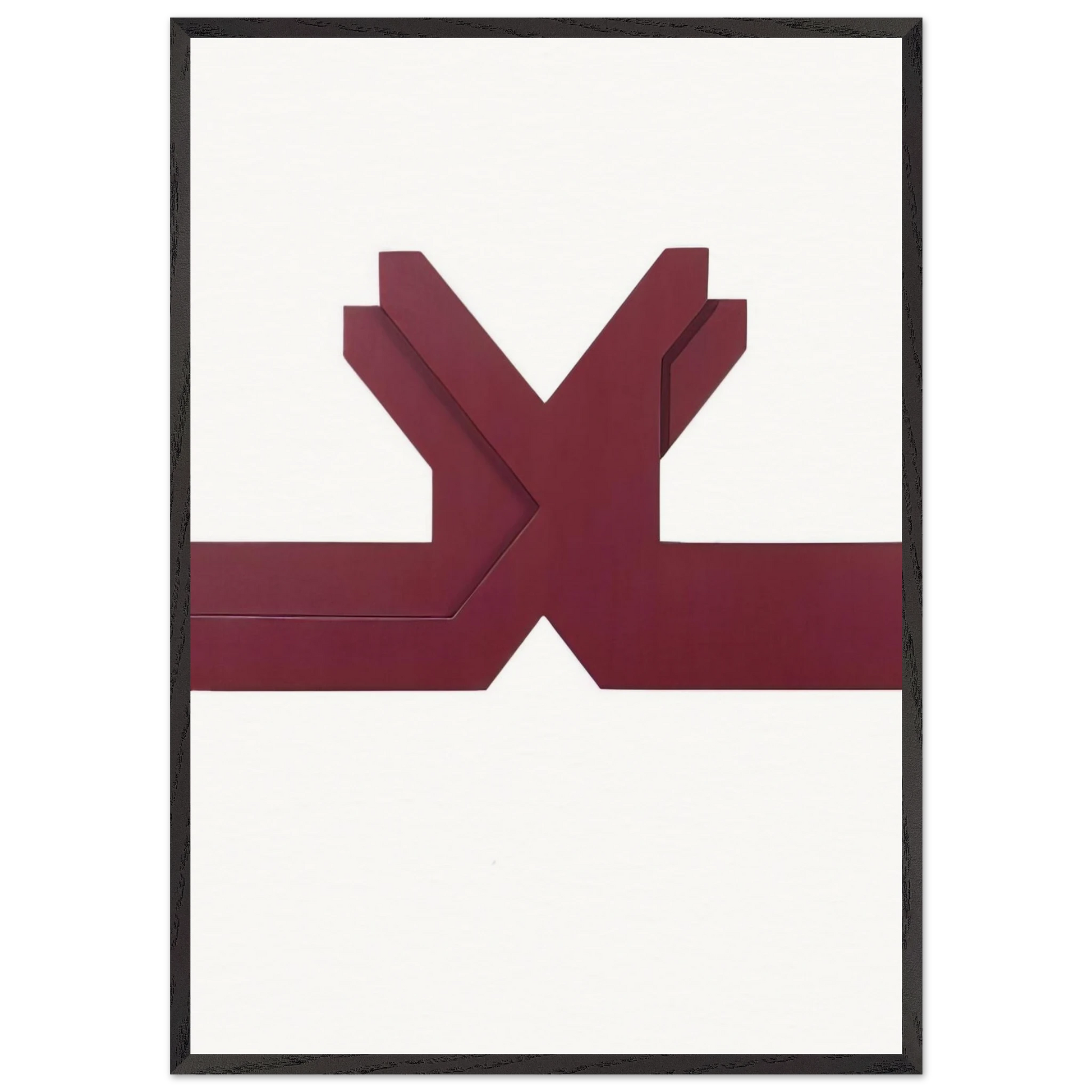 Untitled - 1964 N5 - Thomas Downing Framed Art Print – Black Wooden Frame - Default Title - -Framed Art Print