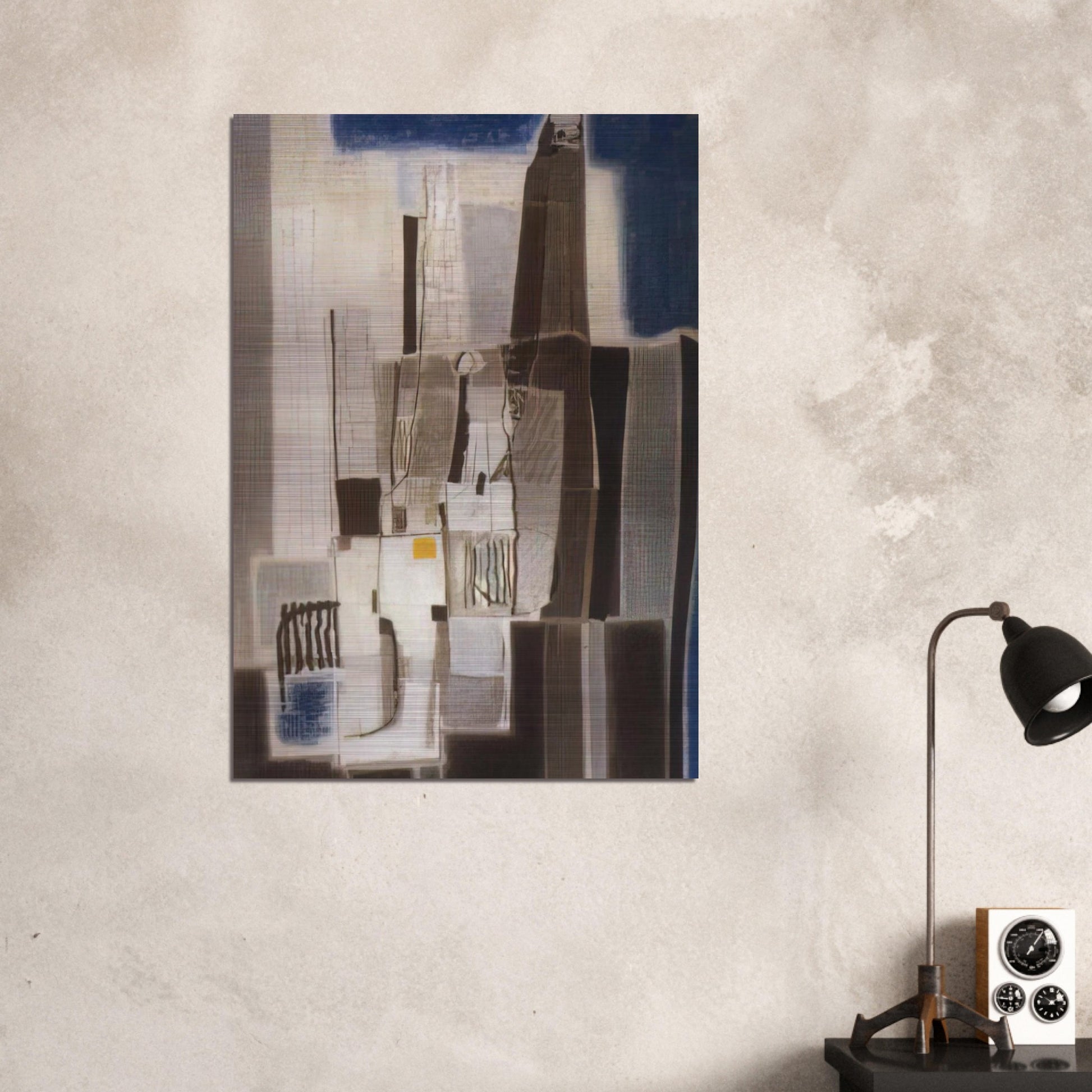 Architettura 1 - Art Informel - Bice Lazzari Brushed Aluminum Print - 70x100 cm / 28x40 inches | Bice Lazzari Aluminum Print | Bice Lazzari Prints