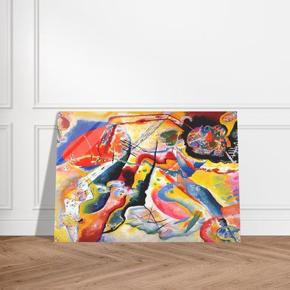 PAINTING WITH RED SPOT 1914 - Wassily Kandinsky Acrylic Print - 70x100 cm / 28x40″ inches | Wassily Kandinsky Wall Art | Wassily Kandinsky Prints
