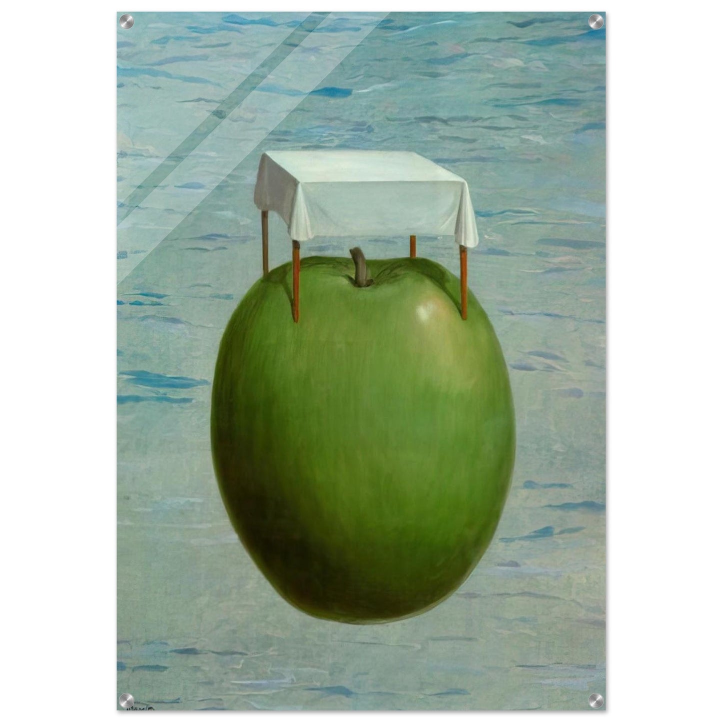 FINE REALITIES 1964 - Rene Magritte Acrylic Print - 70x100 cm / 28x40″ inches | Rene Magritte Wall Art | Rene Magritte Prints