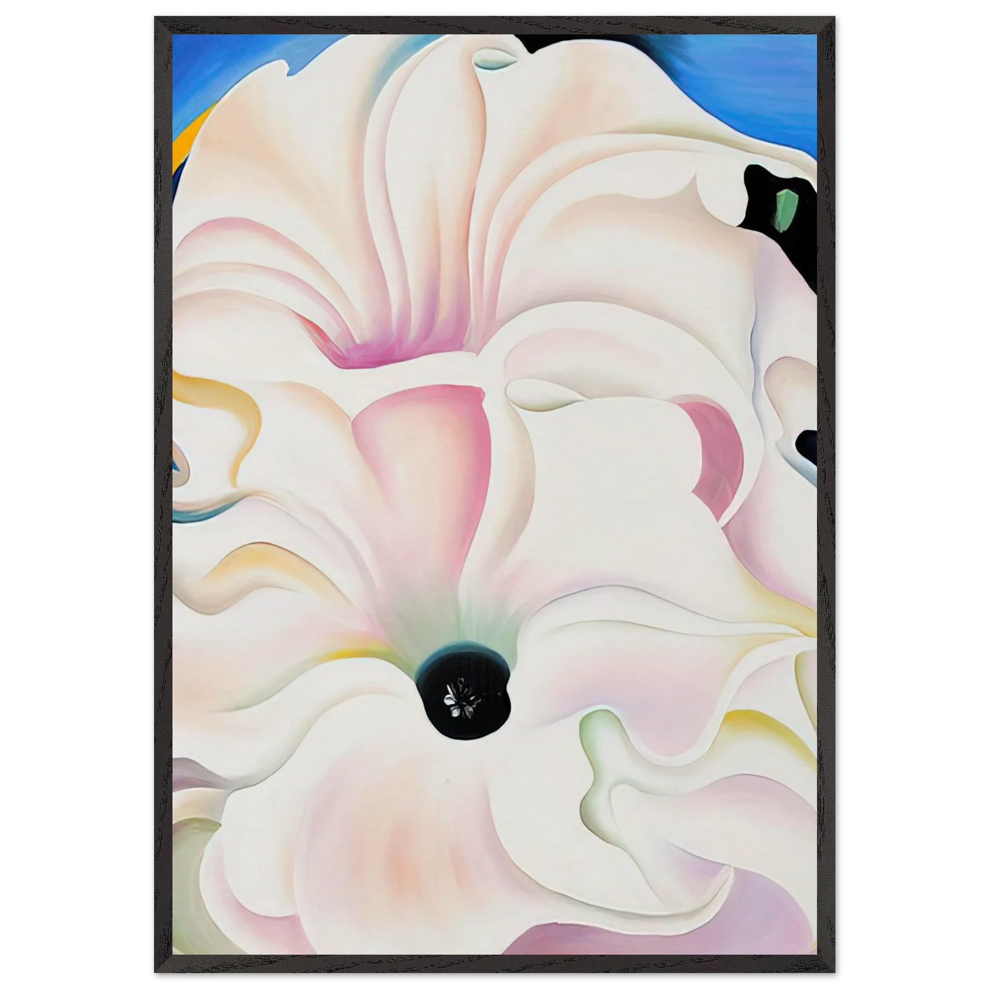 Bella Donna - Georgia OKeeffe 70x100 cm / 28x40 inches Framed Art Print – Black Wooden Frame