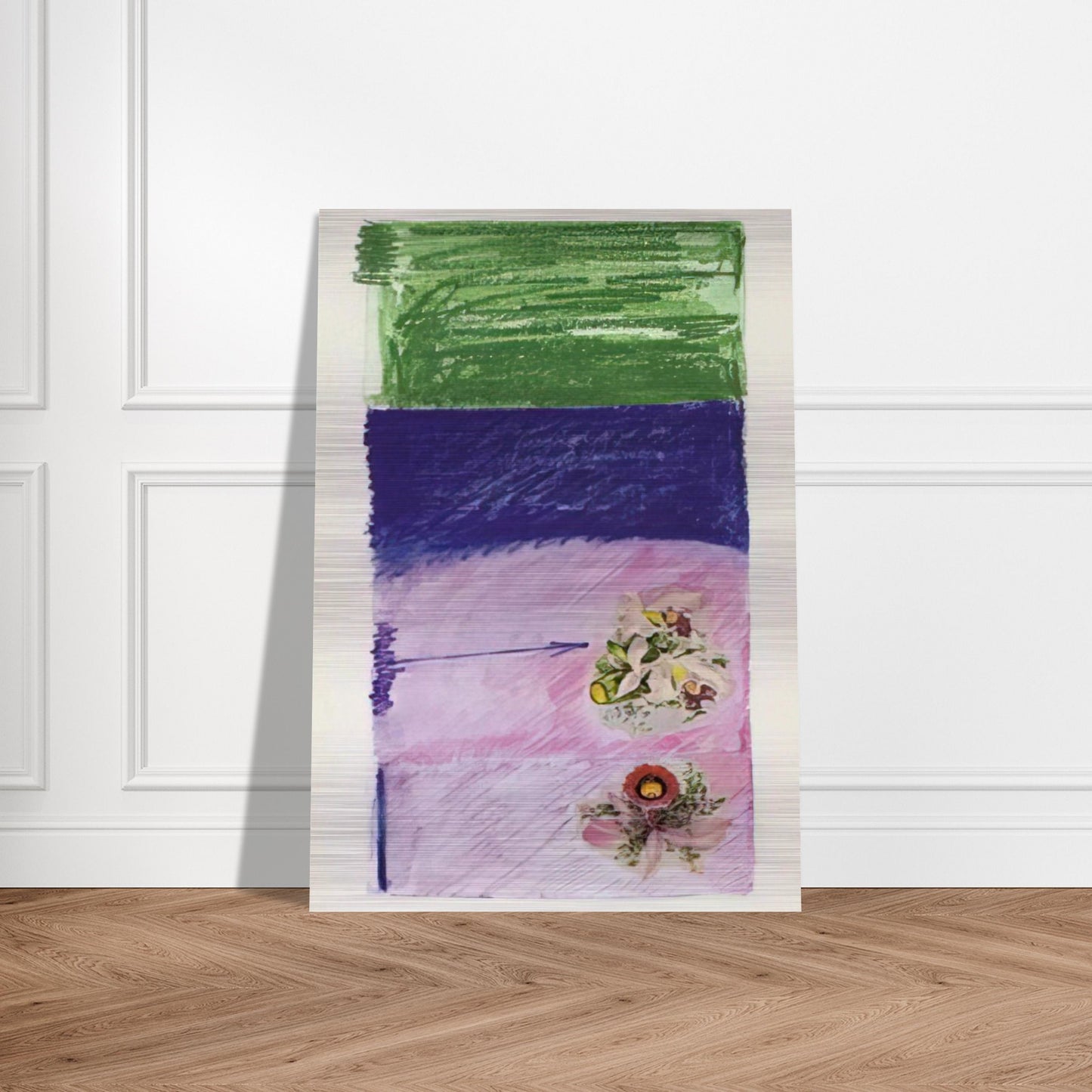 Untitled - 1978 - Mira Schendel Brushed Aluminum Print - 70x100 cm / 28x40 inches | Mira Schendel Aluminum Print | Mira Schendel Prints