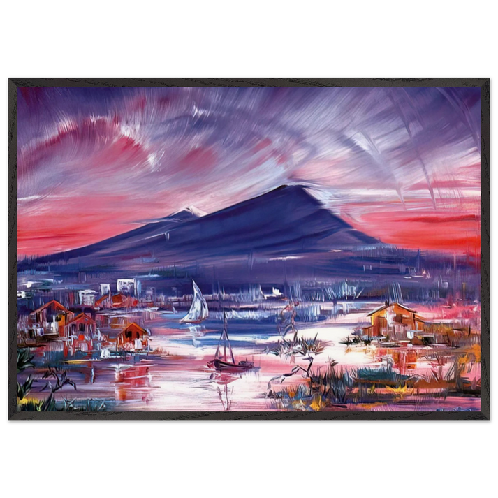 Untitled - 1979 N3 - Konrad Zuse 70x100 cm / 28x40 inches Framed Art Print – Black Wooden Frame