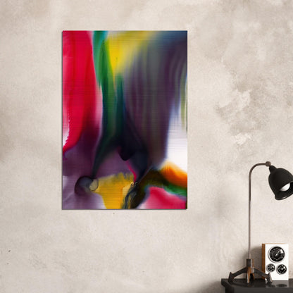 Phenomena Agate Bridge - 1978 - Paul Jenkins Brushed Aluminum Print - 70x100 cm / 28x40 inches | Paul Jenkins Aluminum Print | Paul Jenkins Prints