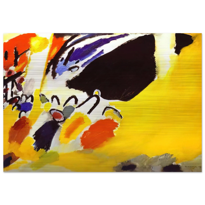 IMPRESSION III CONCERT 1911 - Wassily Kandinsky Brushed Aluminum Print - 70x100 cm / 28x40 inches | Wassily Kandinsky Aluminum Print | Wassily Kandinsky Prints