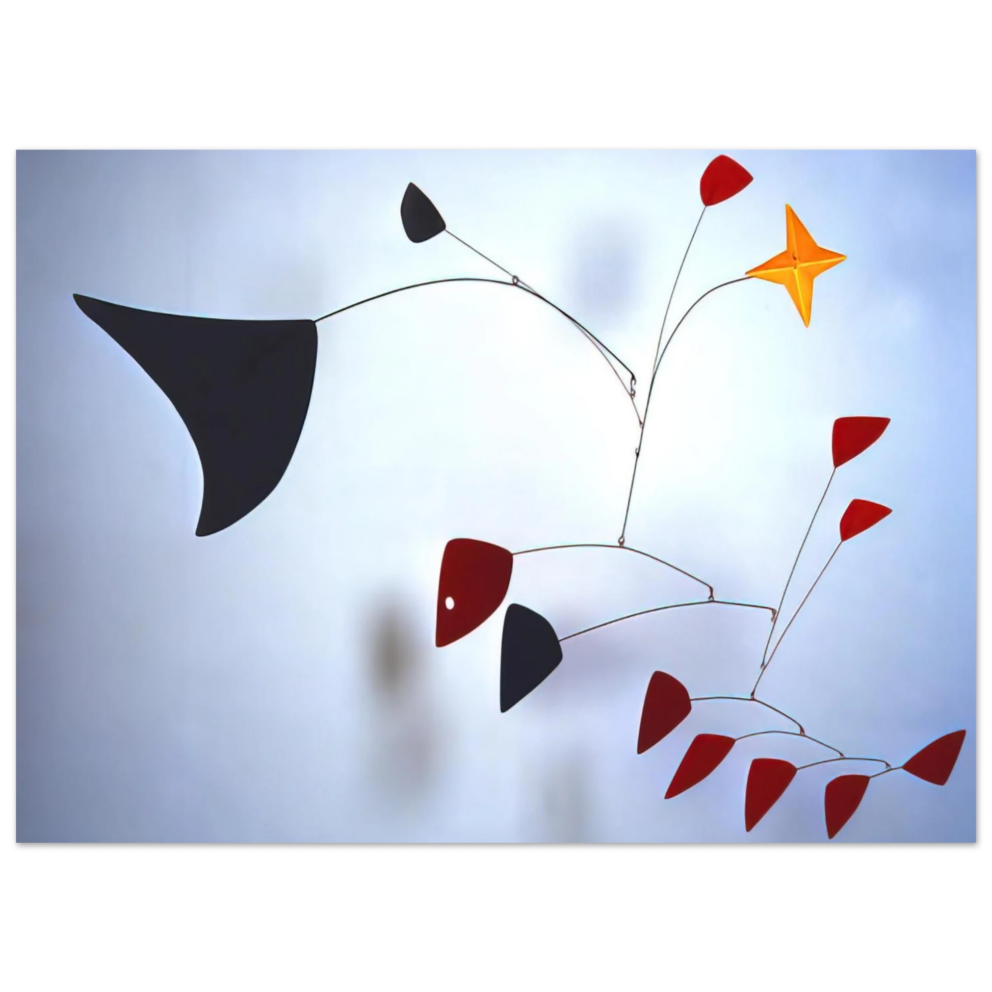 Alexander Calder - THE STAR 1960 Fine Art Poster - 40x60 cm / 16x24 inches