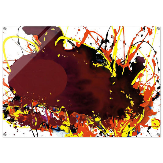 Untitled  SFP94-139  SFF 1809  - Sam Francis Acrylic Print - 70x100 cm / 28x40″ inches | Sam Francis Wall Art | Sam Francis Prints