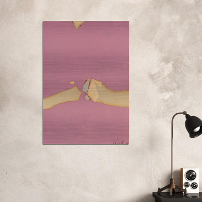 Composition on Red Ground - 1953 - Nicolas de Stael Brushed Aluminum Print - 70x100 cm / 28x40 inches | Nicolas de Stael Aluminum Print | Nicolas de Stael Prints