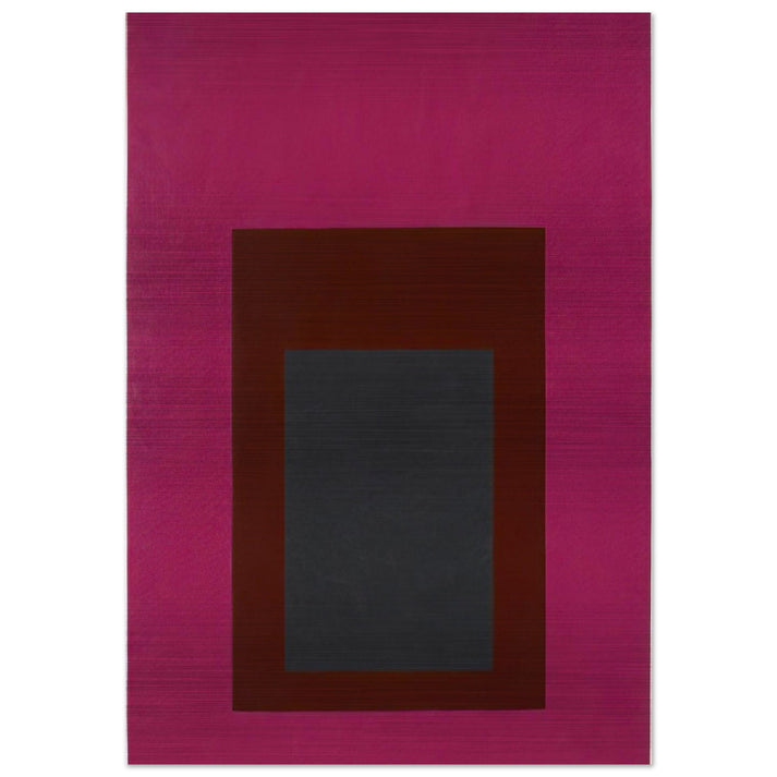 HOMAGE TO THE SQUARE GUARDED 1952 - Josef Albers Brushed Aluminum Print - 70x100 cm / 28x40 inches | Josef Albers Aluminum Print | Josef Albers Prints