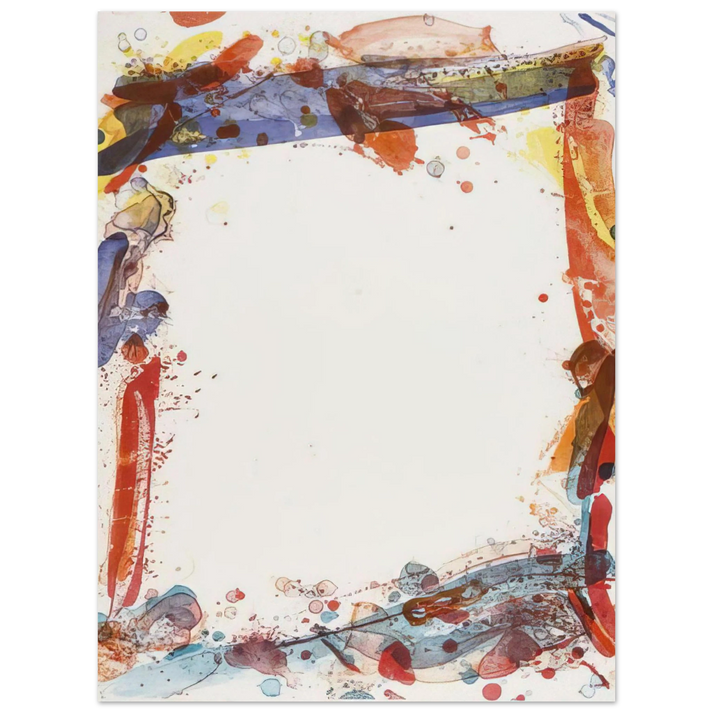 Sam Francis - Veiled Sail  75x100 cm / 30x40inches Fine Art Poster