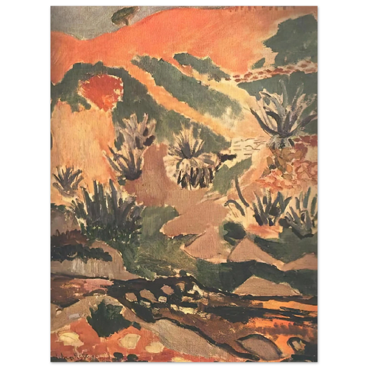 Henri Matisse - LANDSCAPE WITH BROOK BROOK WITH ALOES 1907 Fine Art Poster - Default Title