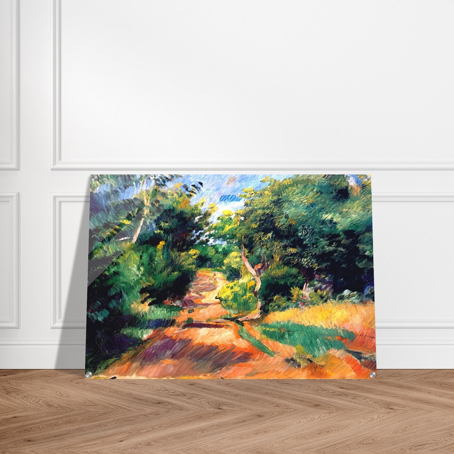 Landscape Near Varengeville - Pierre-Auguste Renoir Acrylic Print - 70x100 cm / 28x40″ inches