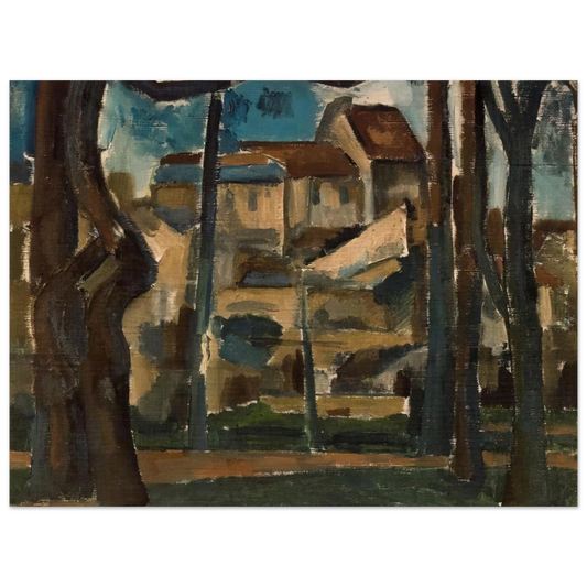 Andre Derain - LANDSCAPE OF CARRI RES 1909 Fine Art Poster - Default Title