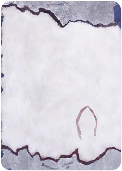 Edge of White Dawn #1 - 1982 By Theodoros Stamos Pack of 10 Post Cards | Theodoros Stamos Post Cards | A6 (10.5 x 14.8 cm) - 4.1 x 5.8 inches