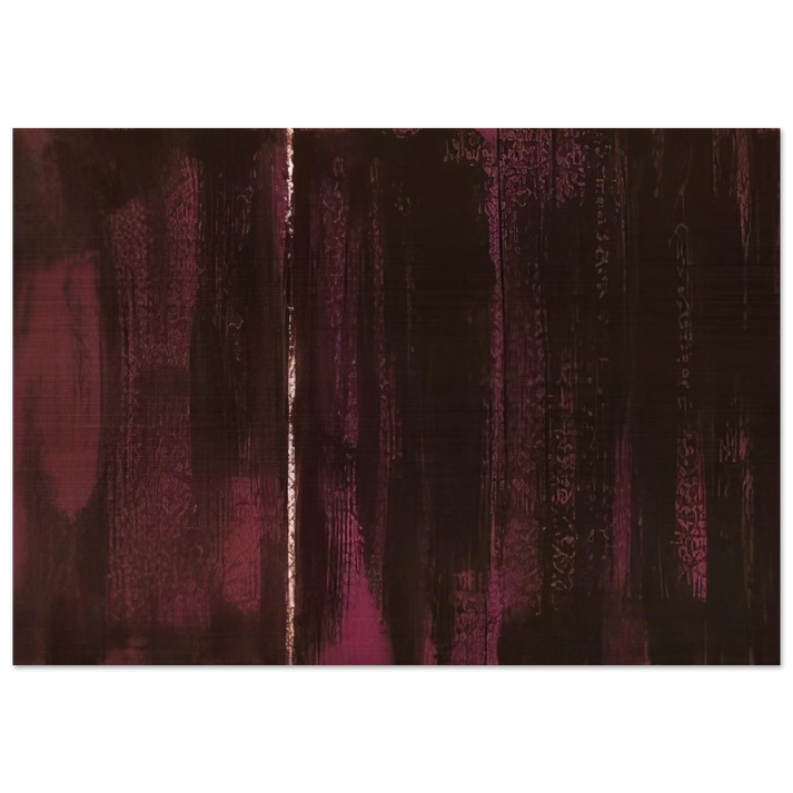 Untitled 2 - Barnett Newman Brushed Aluminum Print - 70x100 cm / 28x40 inches | Barnett Newman Aluminum Print | Barnett Newman Prints