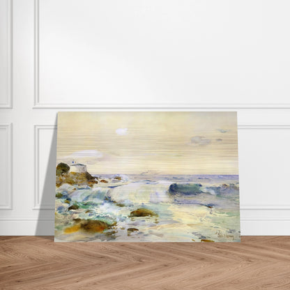 On the Brittany Coast - Childe Hassam Brushed Aluminum Print - 70x100 cm / 28x40 inches | Childe Hassam Aluminum Print | Childe Hassam Prints