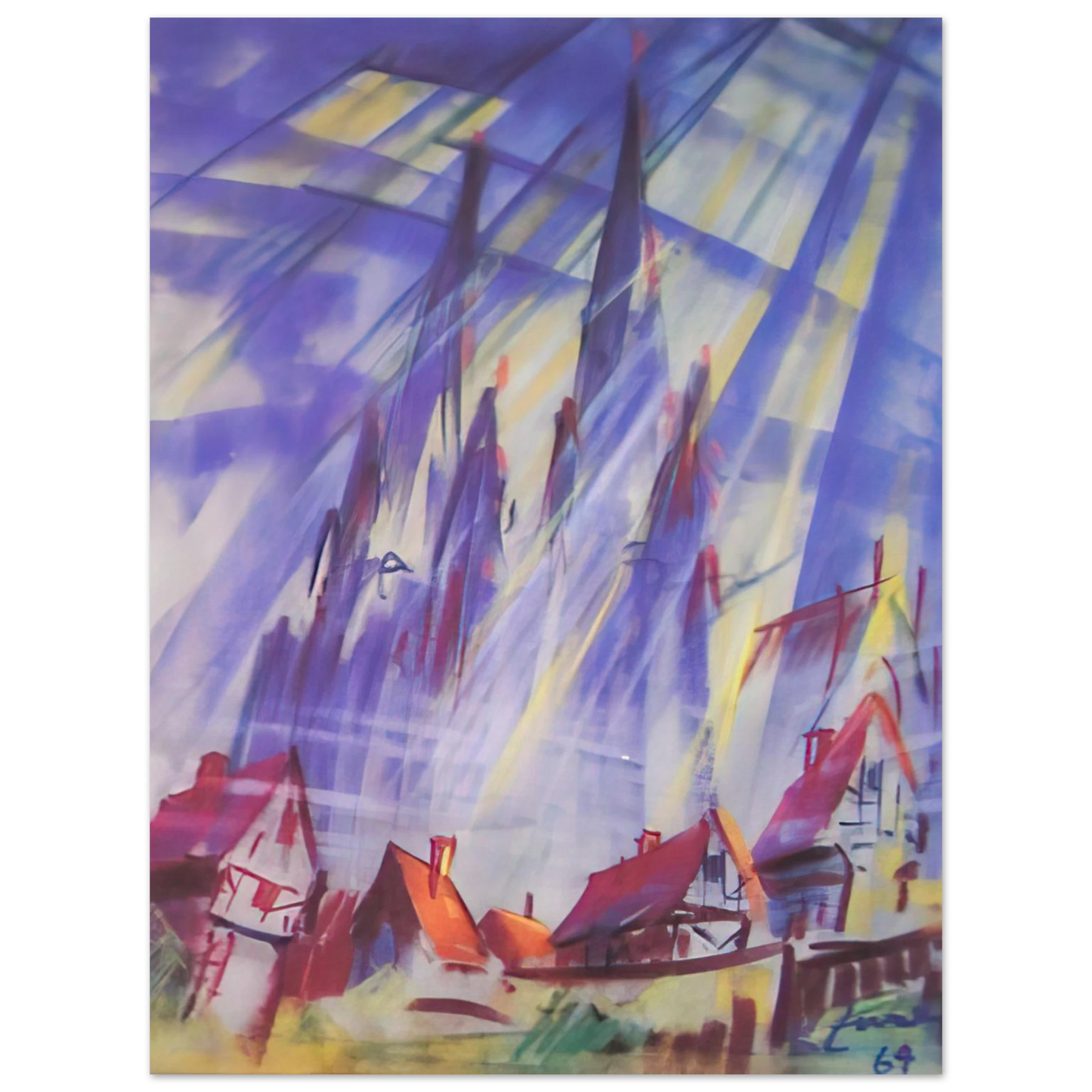 Konrad Zuse - Untitled - 1964 Fine Art Poster - Default Title
