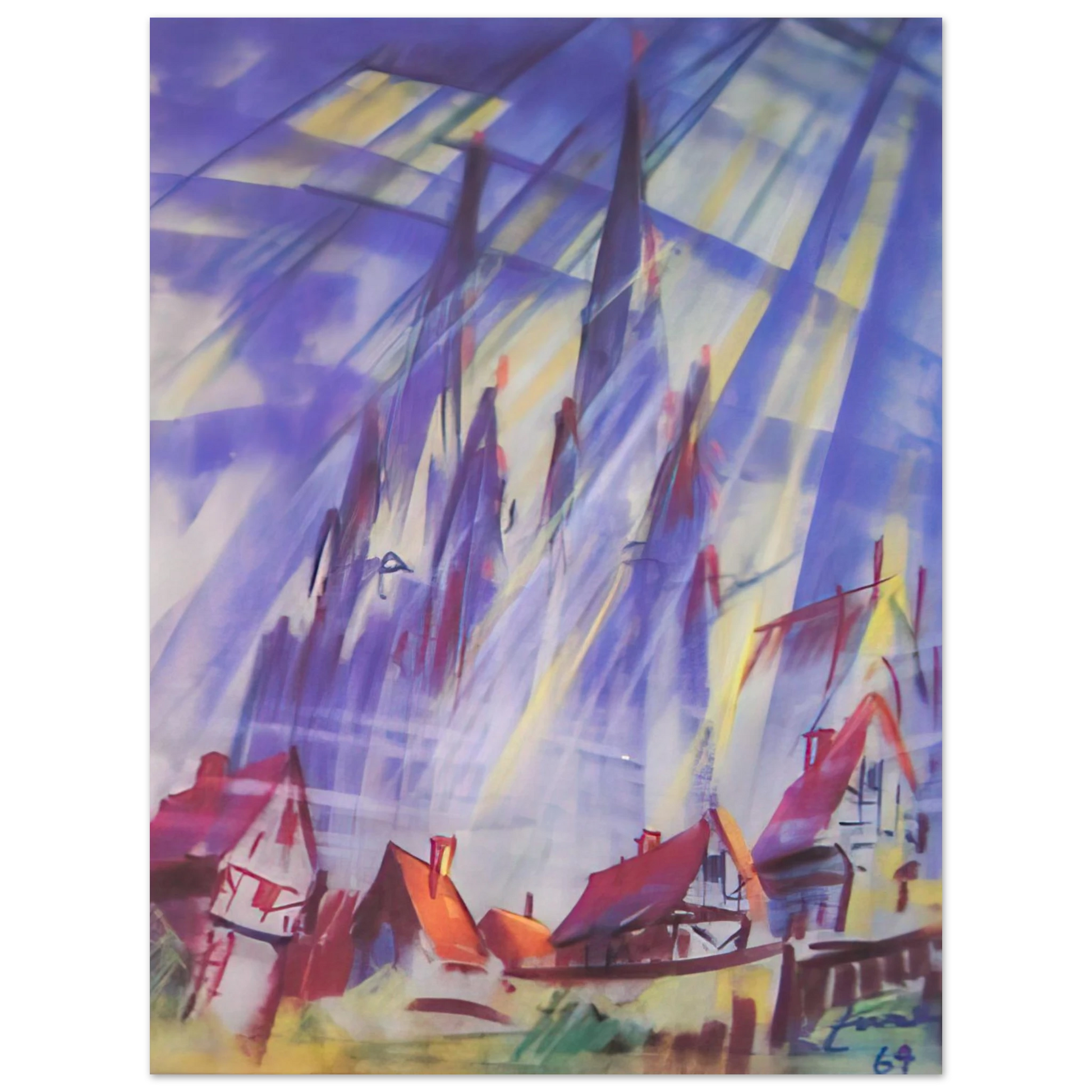 Konrad Zuse - Untitled - 1964 Fine Art Poster - Default Title