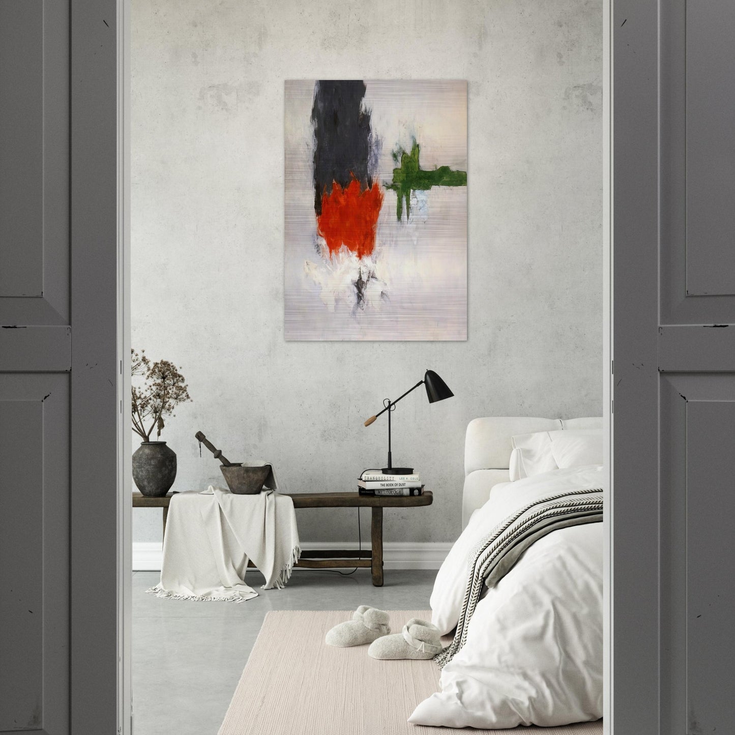 Sun Moon Chalice II - 1962 - Theodoros Stamos Brushed Aluminum Print - 70x100 cm / 28x40 inches | Theodoros Stamos Aluminum Print | Theodoros Stamos Prints