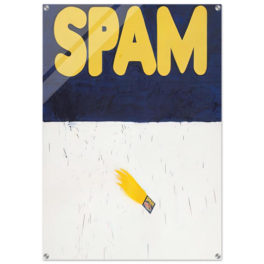 ACTUAL SIZE 1962 - Edward Ruscha Acrylic Print - 70x100 cm / 28x40″ inches