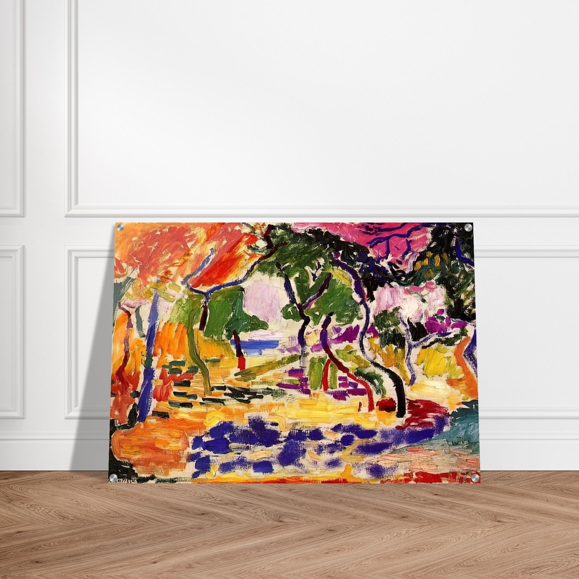 COUNTRYSIDE AT COLLIOURE 1905 - Henri Matisse Acrylic Print - 70x100 cm / 28x40″ inches