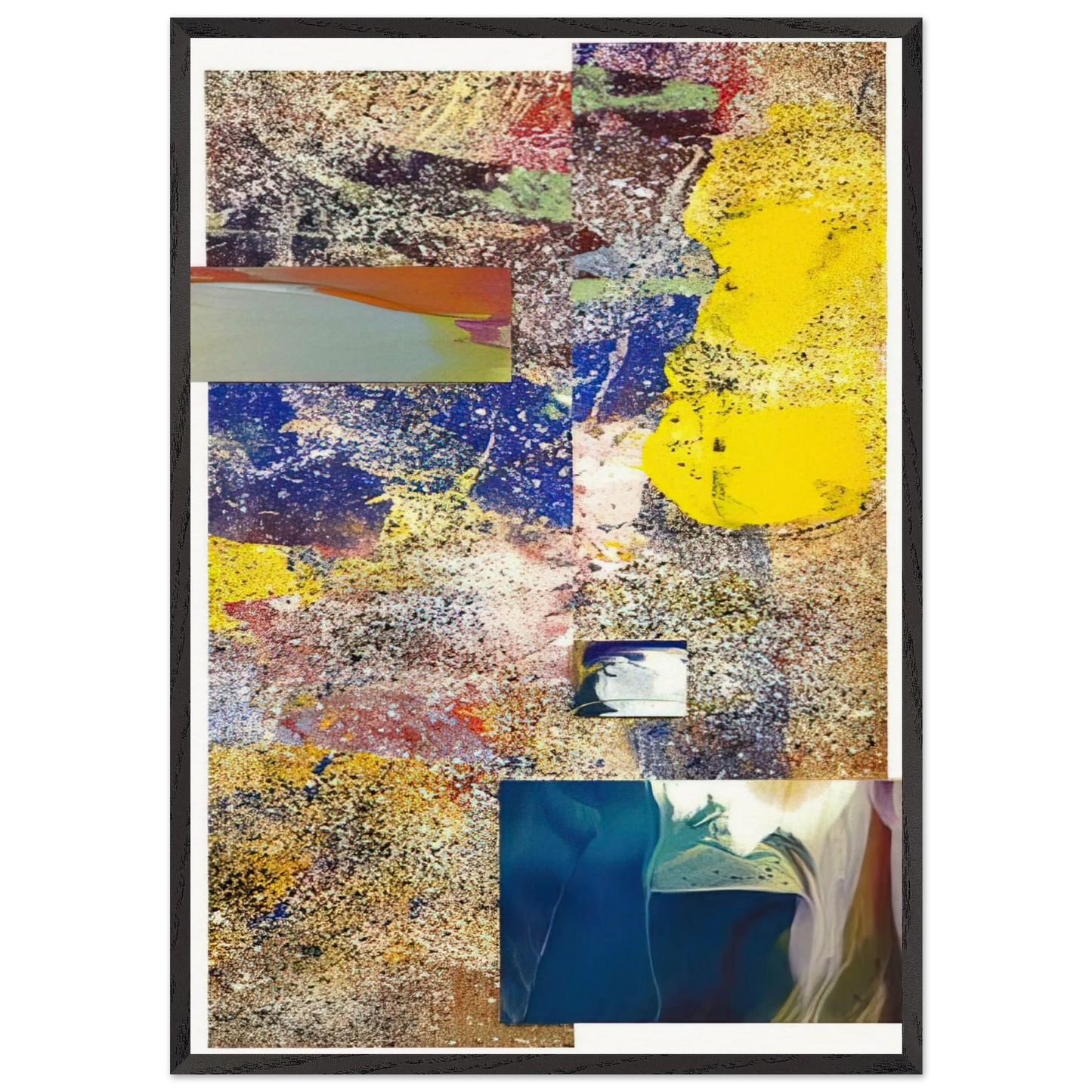 Remembering Girls Ajar - Sam Gilliam Framed Art Print – Black Wooden Frame - Default Title - -Framed Art Print