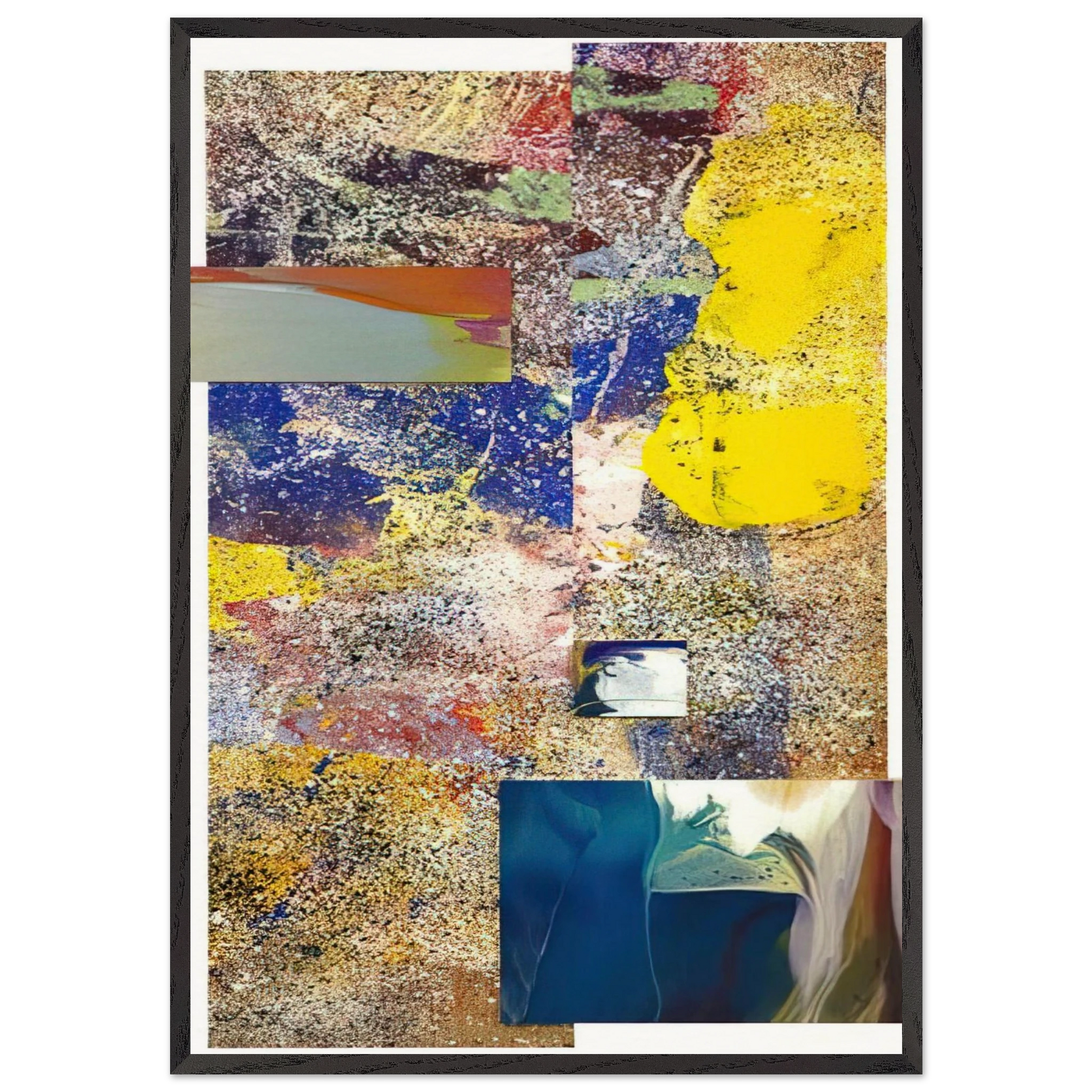 Remembering Girls Ajar - Sam Gilliam Framed Art Print – Black Wooden Frame - Default Title - -Framed Art Print