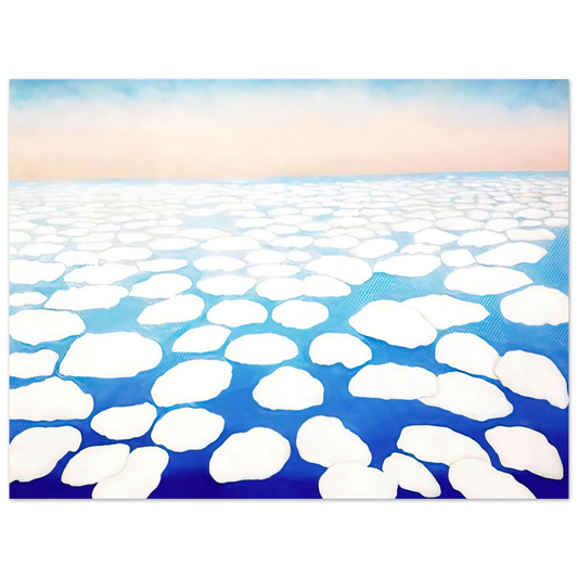 Georgia O'Keeffe - Sky Above the Clouds II Fine Art Poster - 13x18 cm / 5x7 inches