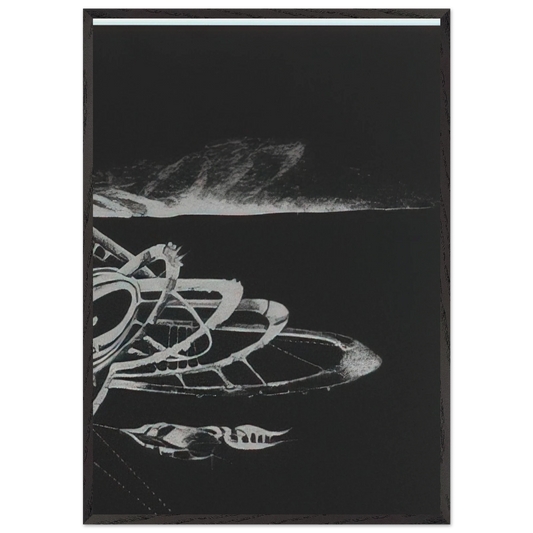 UNTITLED FROM THE NEW YORK COLLECTION FOR STOCKHOLM 1973 - Lee Bontecou Framed Art Print – Black Wooden Frame - Default Title - -Framed Art Print