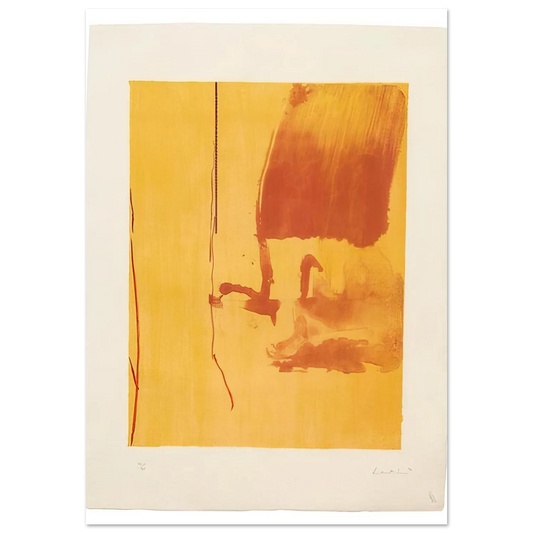 Helen Frankenthaler - Harvest - 1976 Wall art - 13x18 cm / 5x7 inches - Fine Art Poster - -