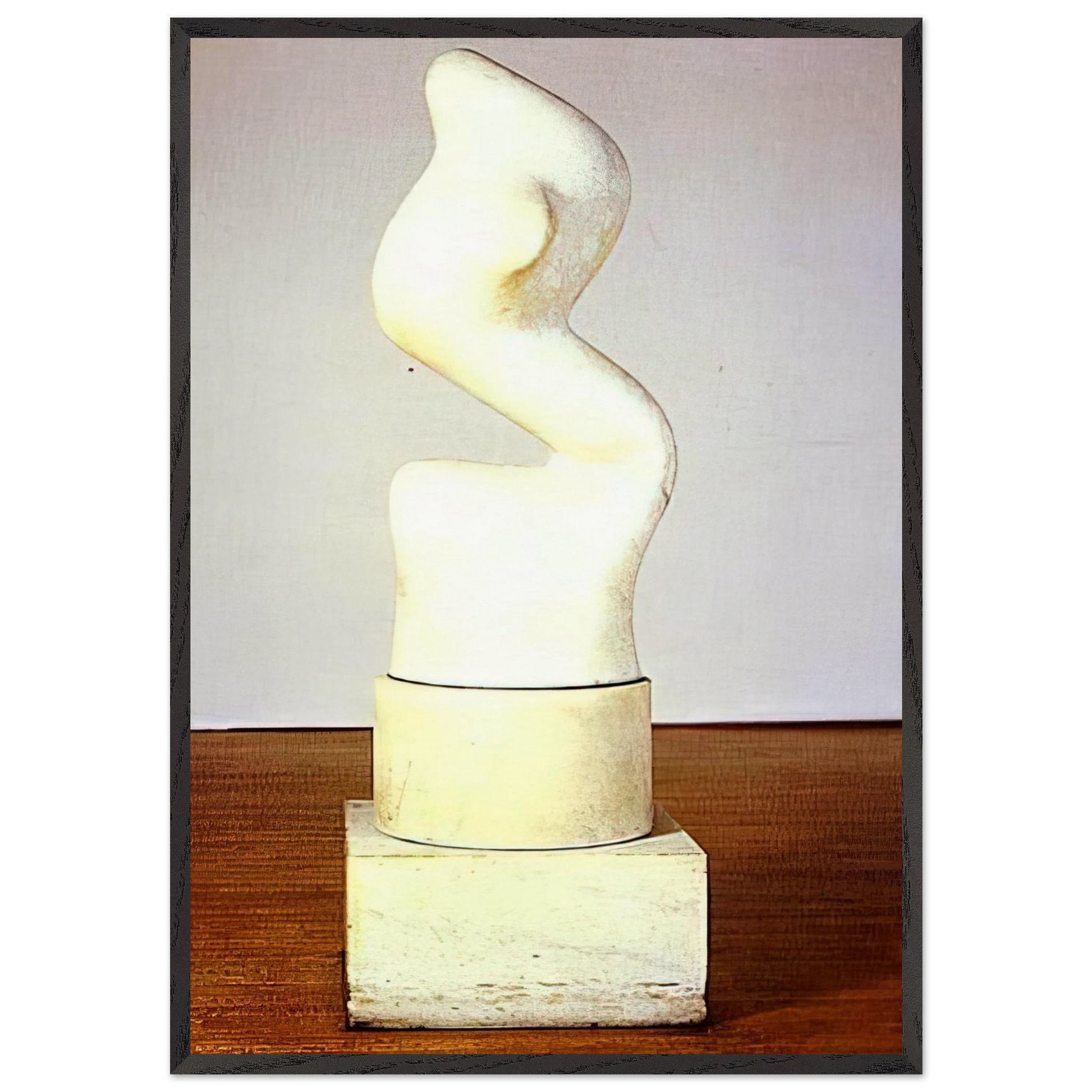 Rising Up S elevant - Jean Arp Framed Art Print – Black Wooden Frame - Default Title - -Framed Art Print