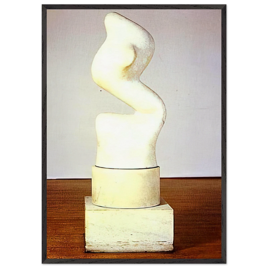 Rising Up S elevant - Jean Arp Framed Art Print – Black Wooden Frame - Default Title - -Framed Art Print