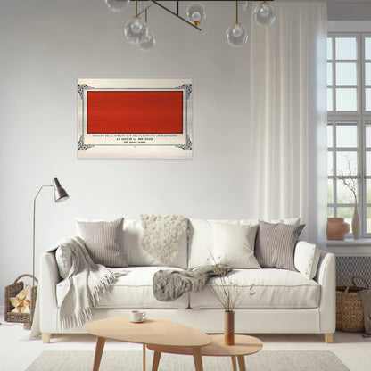 Apoplectic Cardinals Harvesting Tomatoes on the Shore of the Red Sea Study of the Aurora Borealis - Alphonse Allais Brushed Aluminum Print - 70x100 cm / 28x40 inches | Alphonse Allais Aluminum Print | Alphonse Allais Prints