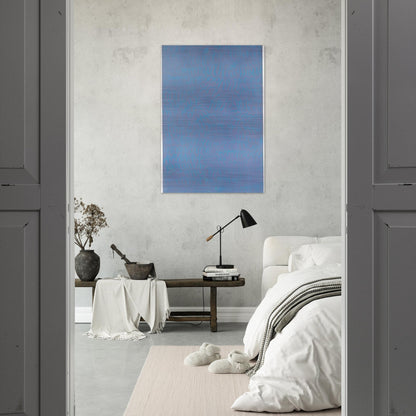 Azzurro turchese - 1964 - Carla Accardi Brushed Aluminum Print - 70x100 cm / 28x40 inches | Carla Accardi Aluminum Print | Carla Accardi Prints