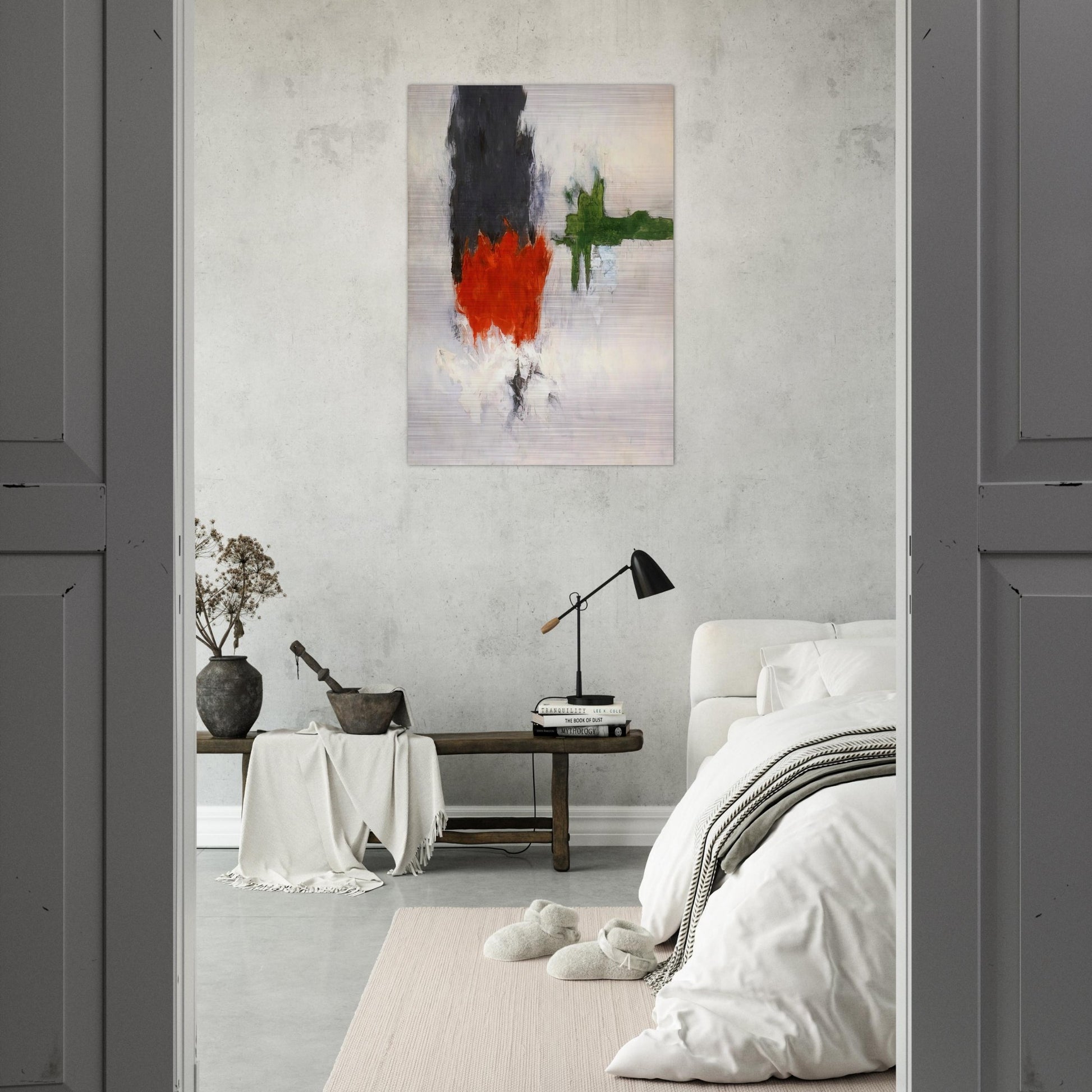 Sun Moon Chalice II - 1962 - Theodoros Stamos Brushed Aluminum Print - 70x100 cm / 28x40 inches | Theodoros Stamos Aluminum Print | Theodoros Stamos Prints