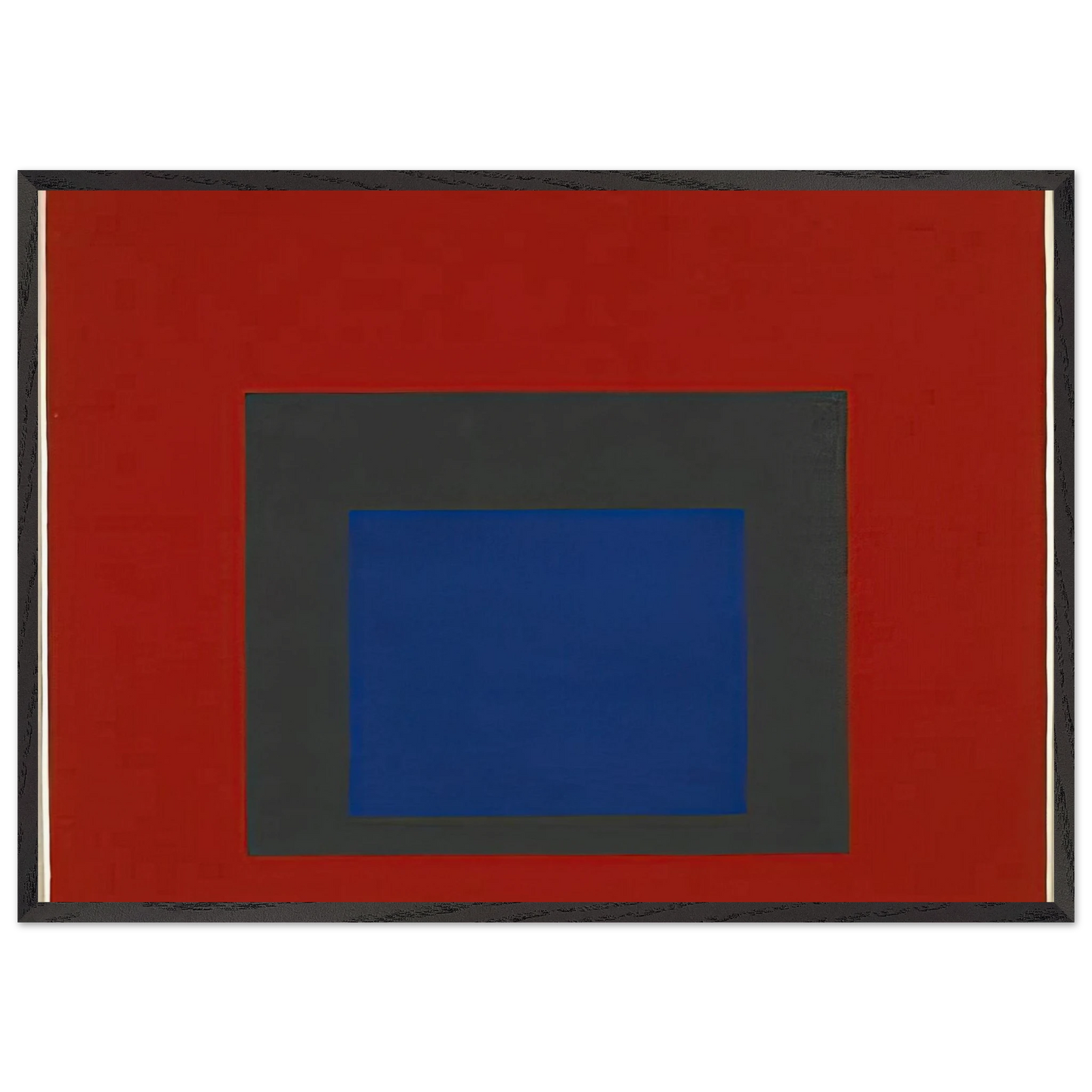 HOMAGE TO THE SQUARE 1950 - Josef Albers Framed Art Print – Black Wooden Frame - Default Title - -Framed Art Print