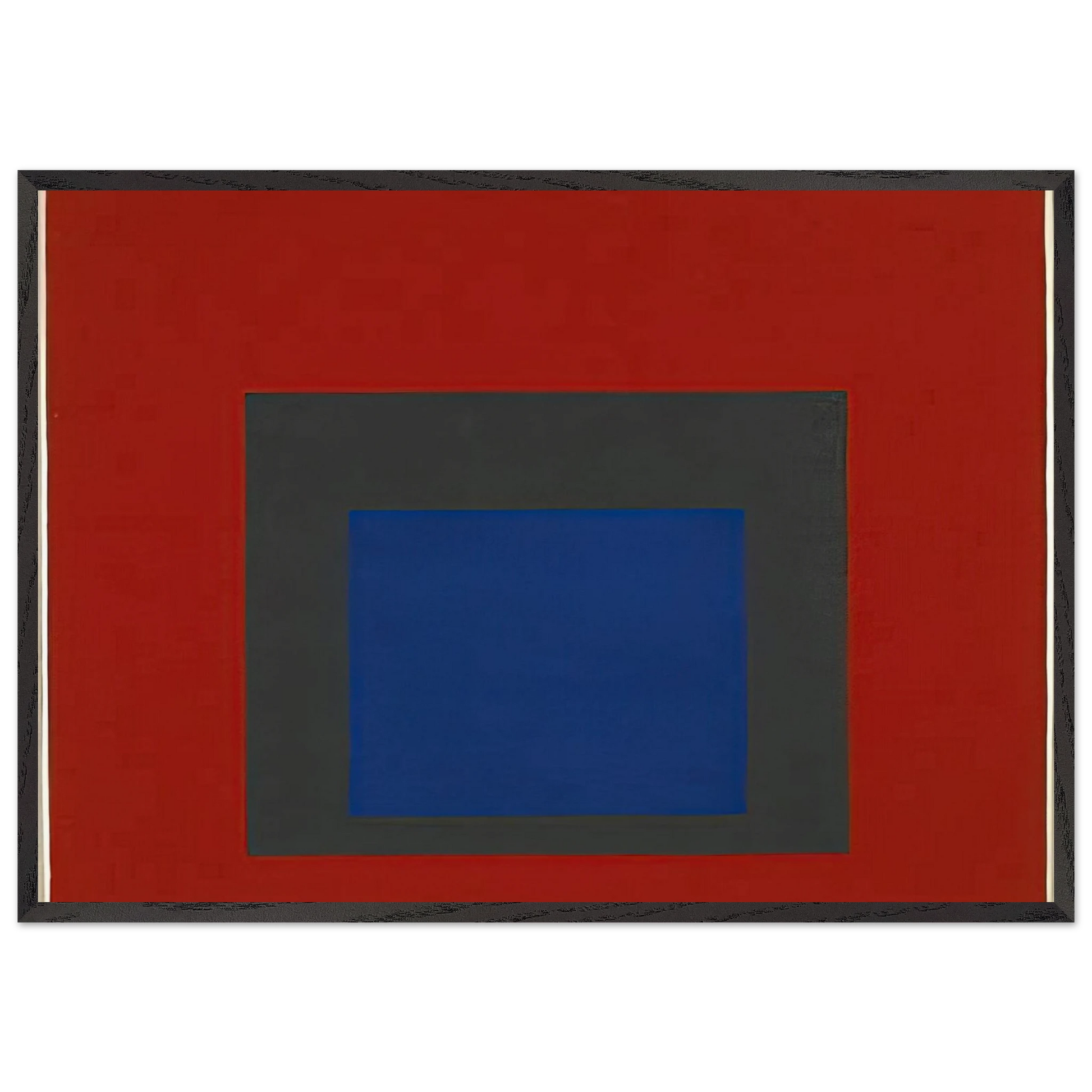 HOMAGE TO THE SQUARE 1950 - Josef Albers Framed Art Print – Black Wooden Frame - Default Title - -Framed Art Print