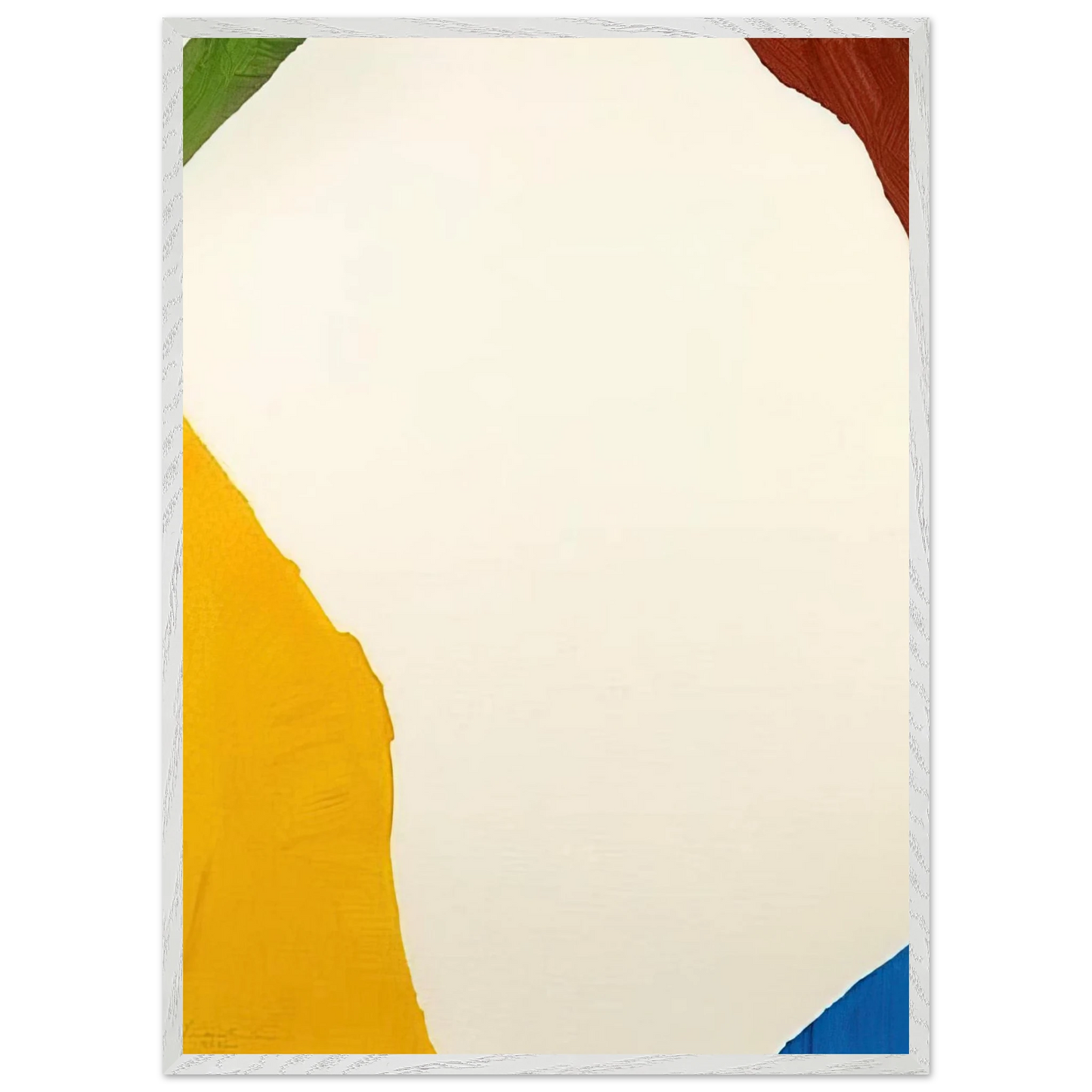 Helen Frankenthaler - Wind Directions - 1970 Wall art - 50x70 cm / 20x28 inches - Premium Wooden Framed Poster With Fine Art Paper - Wood frame