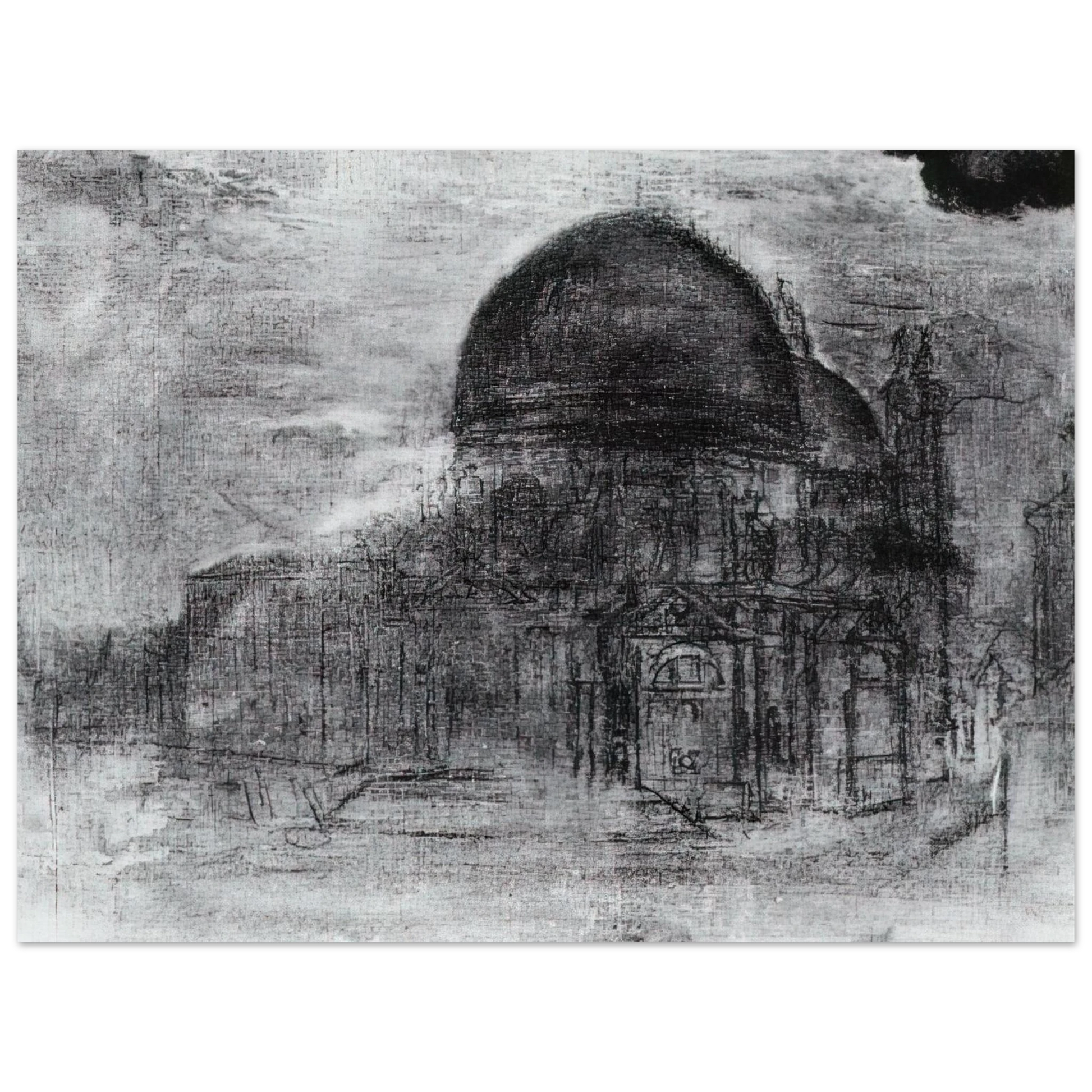 Salvador Dali - CATHEDRAL UNFINISHED Fine Art Poster - Default Title