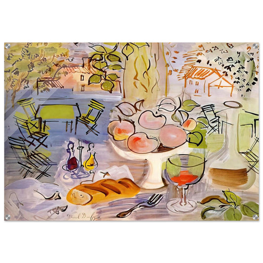 STILL LIFE 1928 - Raoul Dufy Acrylic Print - 70x100 cm / 28x40″ inches | Raoul Dufy Wall Art | Raoul Dufy Prints