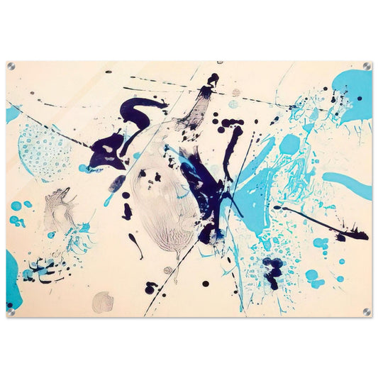 Blue Violet - Sam Francis Acrylic Print - 70x100 cm / 28x40″ inches