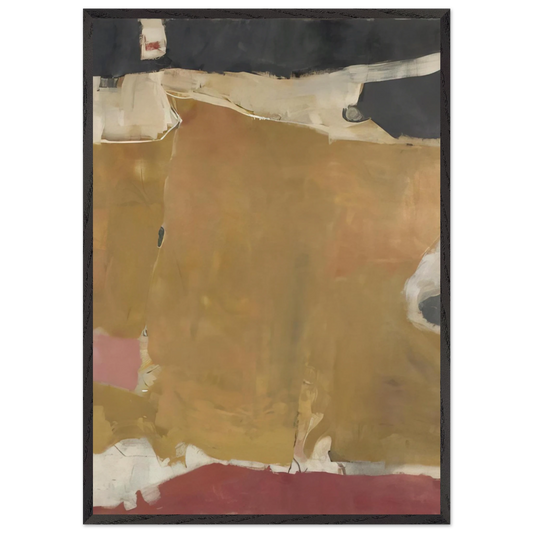 Untitled Albuquerque - Richard Diebenkorn Framed Art Print – Black Wooden Frame - Default Title - -Framed Art Print