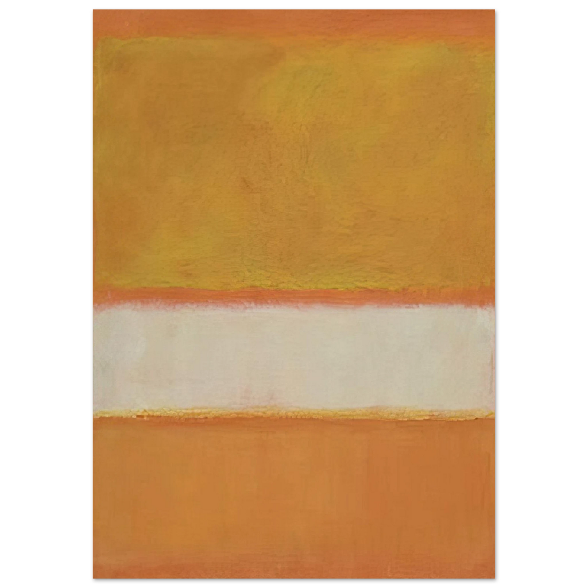 Mark Rothko - Untitled No. 11 - 1957 Wall Art - 30x40 cm / 12x16 inches - Premium Wooden Framed Poster With Fine Art Paper - White frame