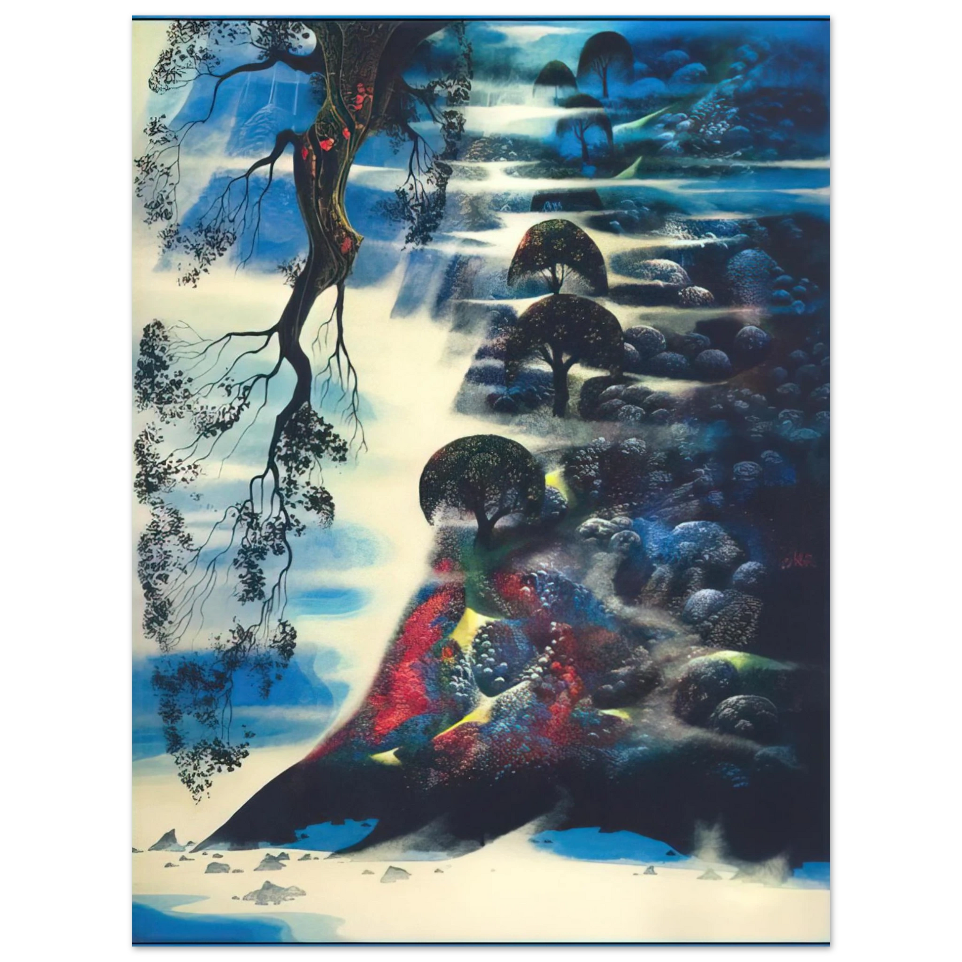 Eyvind Earle - Summer Morning Mist Fine Art Poster - Default Title
