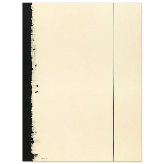 Barnett Newman - The Station of the Cross - Fifth Station Fine Art Poster - Default Title