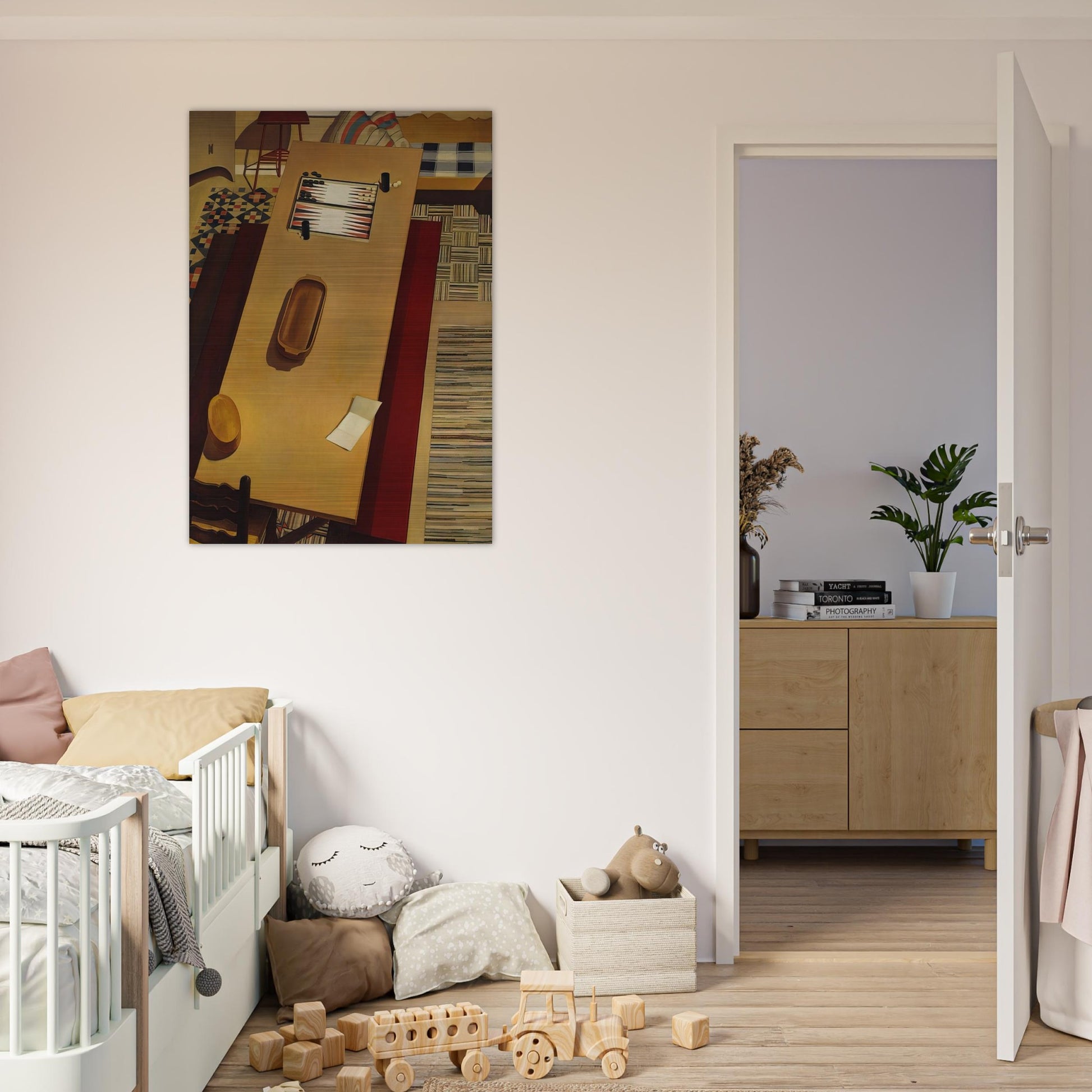 Americana - 1931 - Charles Sheeler Brushed Aluminum Print - 70x100 cm / 28x40 inches | Charles Sheeler Aluminum Print | Charles Sheeler Prints