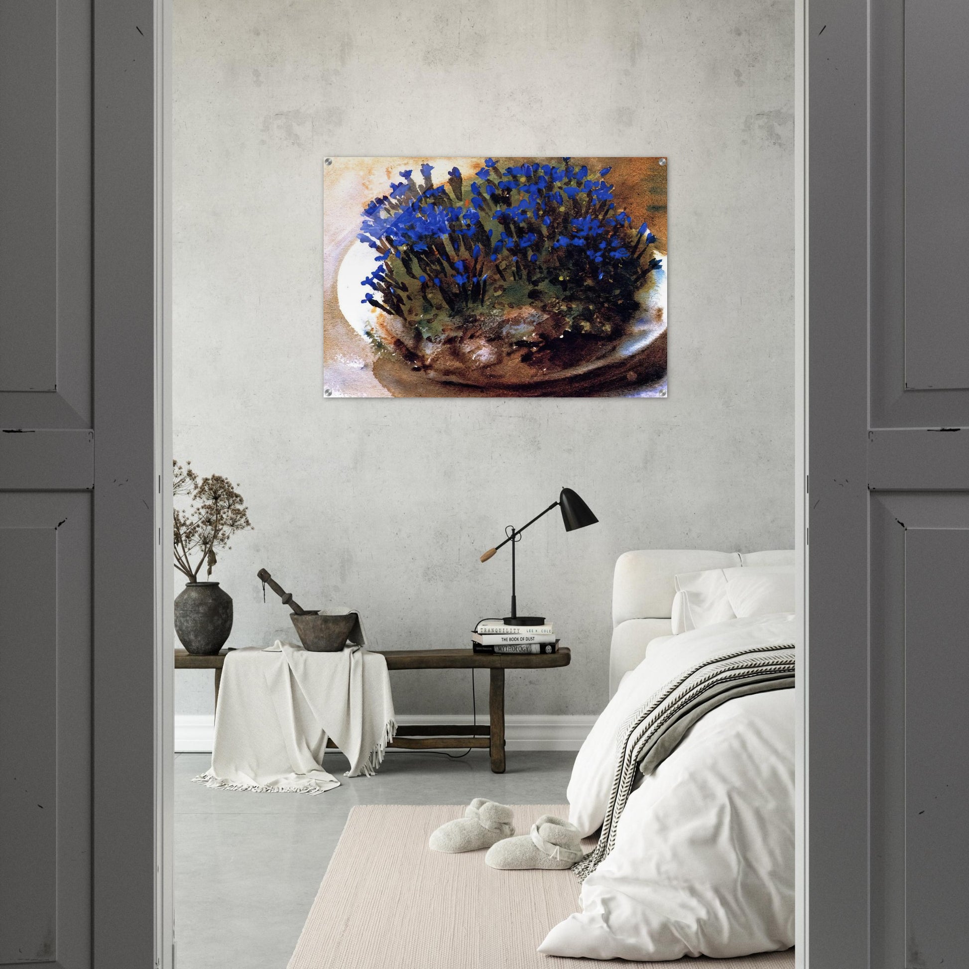 Blue Gentians - John Singer Sargent Acrylic Print - 70x100 cm / 28x40″ inches