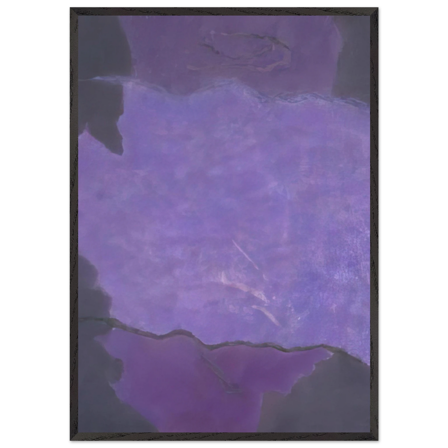 Infinity Field Lefkada Series - 1983 - Theodoros Stamos 70x100 cm / 28x40 inches Framed Art Print – Black Wooden Frame